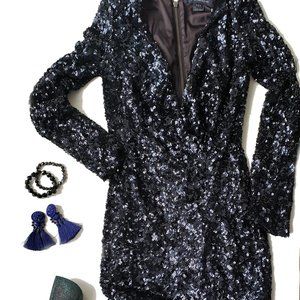 French Connection Sequin Mini Dress